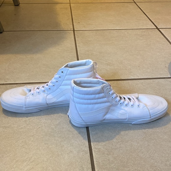 Brand new vans skate hi all white size 10.5 - Picture 4 of 4